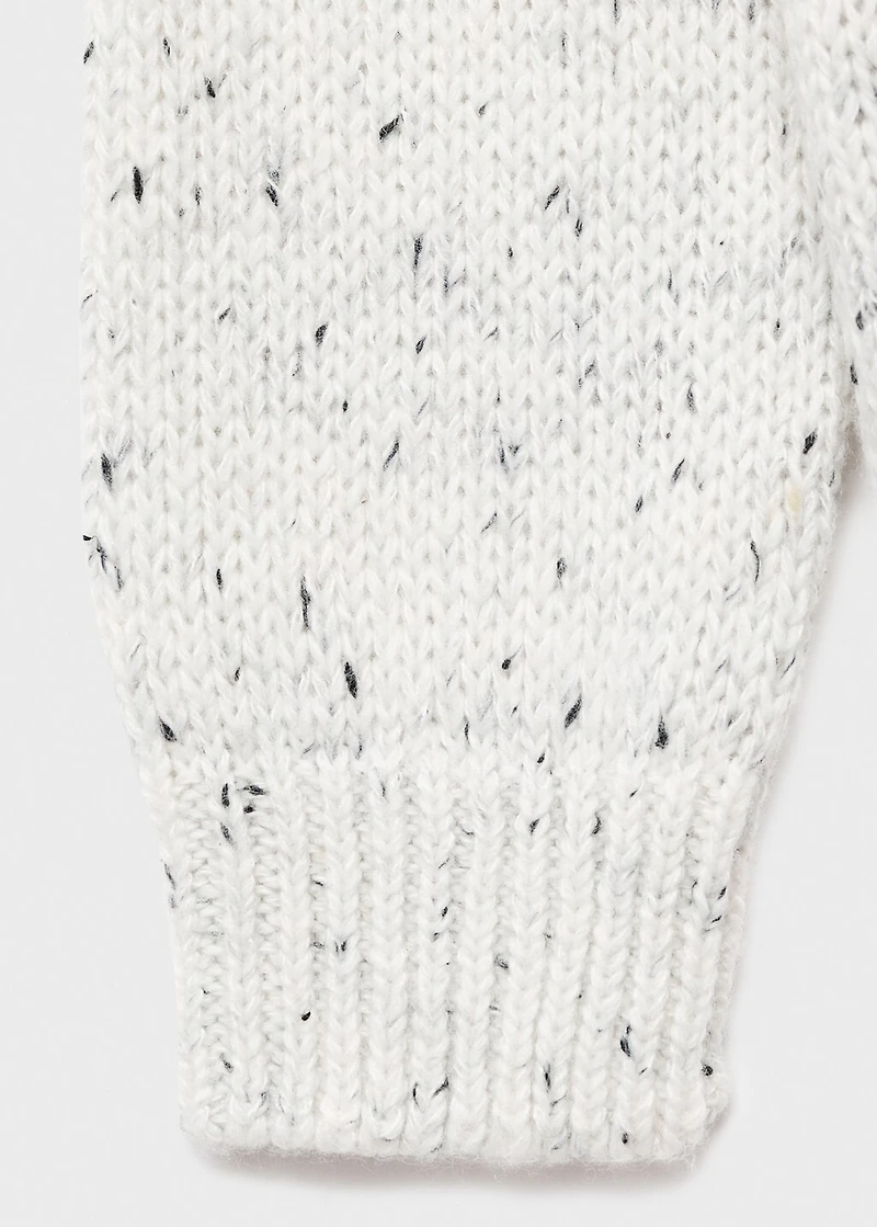 Flecked wool sweater