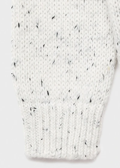 Flecked wool sweater