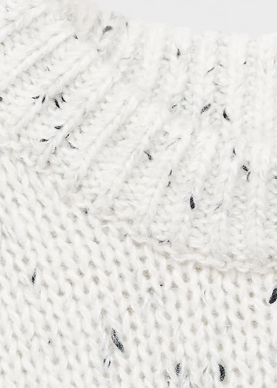 Flecked wool sweater
