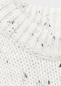 Flecked wool sweater