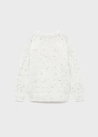 Flecked wool sweater