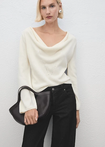 Straight low-waist jeans