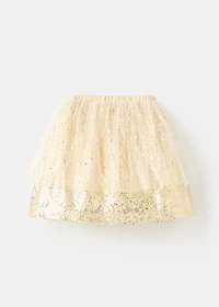 Sequins tulle skirt
