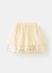 Sequins tulle skirt