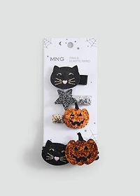 Halloween hair clip set