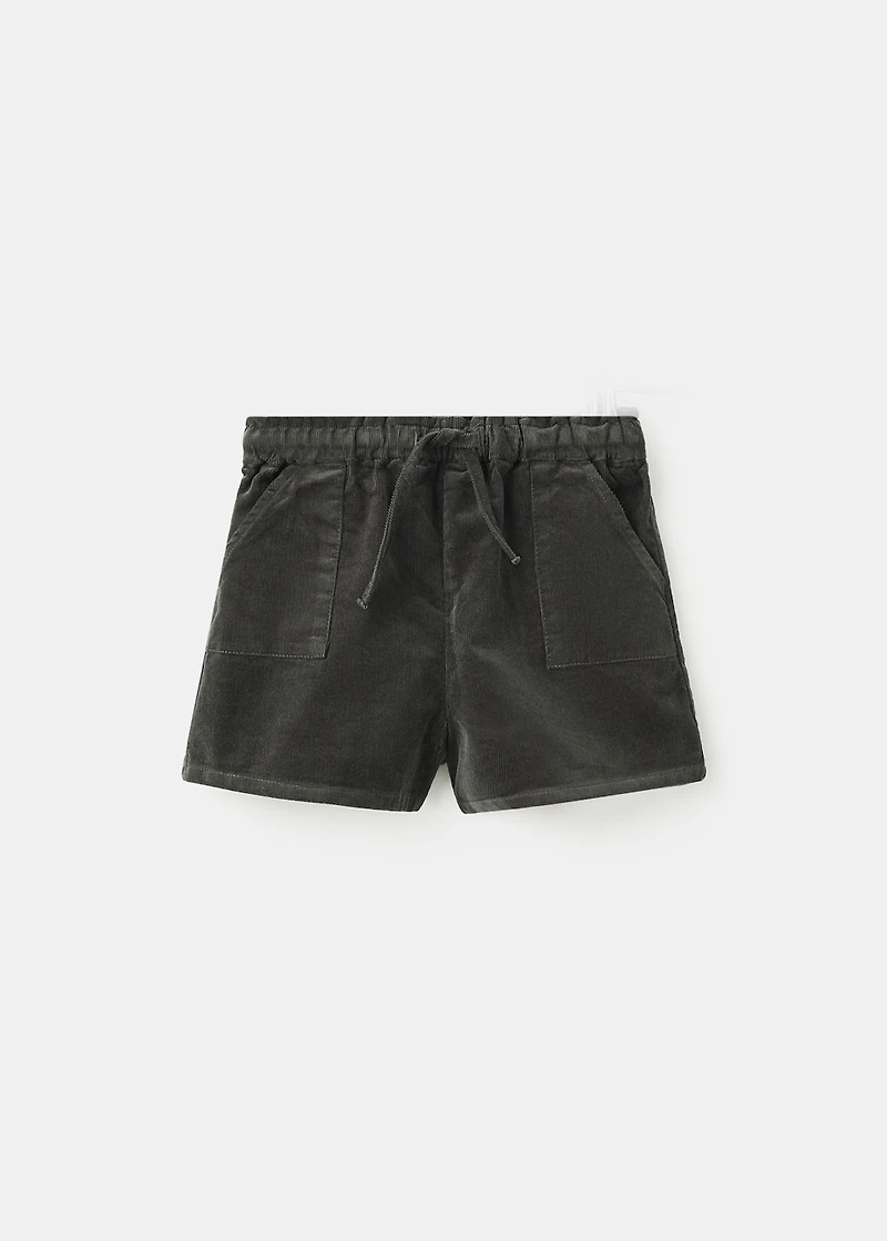 Slouchy corduroy shorts