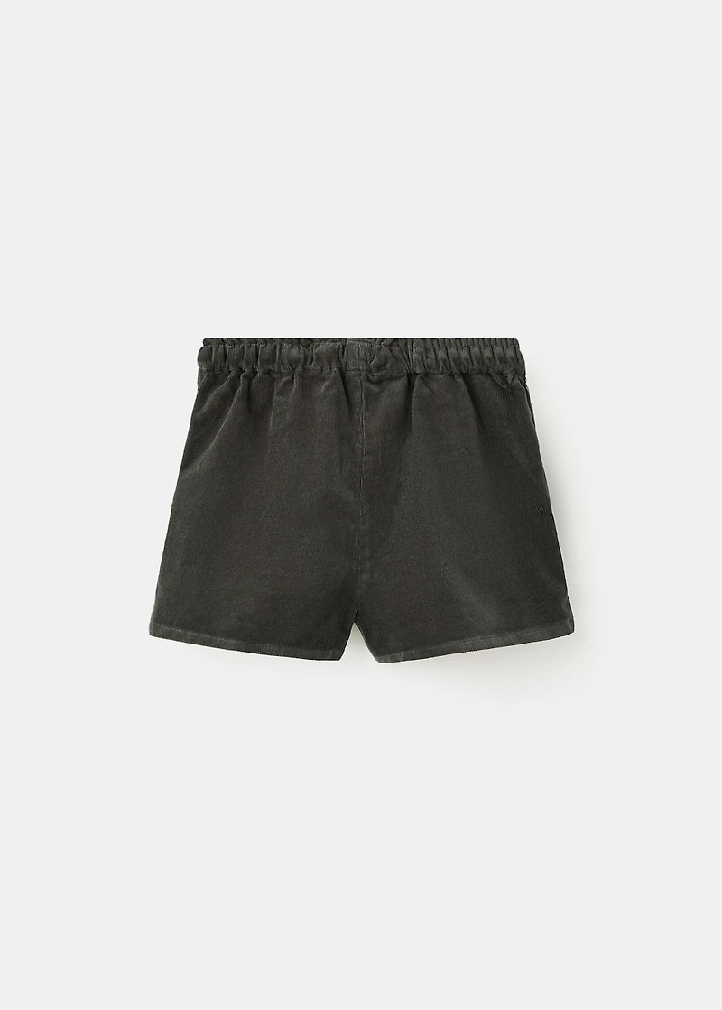 Slouchy corduroy shorts