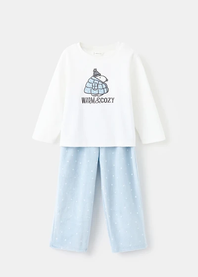 Printed long pyjamas