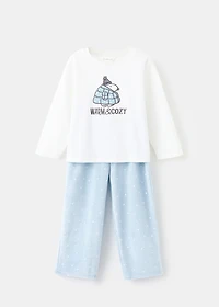 Printed long pyjamas