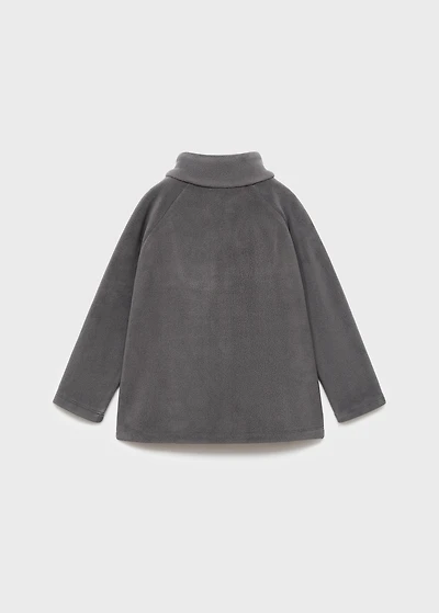 Zip-up fleece sweatshirt