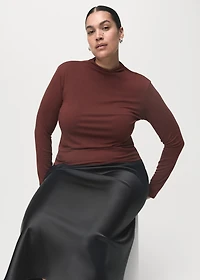 Turtleneck T-shirt