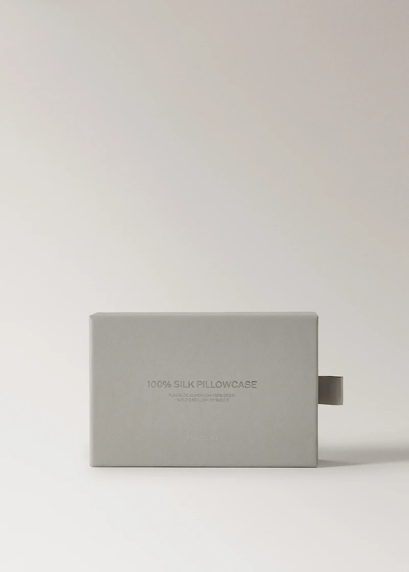 100% silk pillowcase with box 50x75 cm