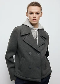 Combined hooded jacket
