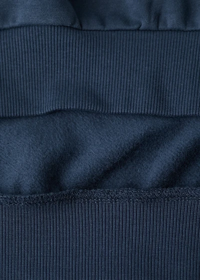 Printed embroidered sweatshirt