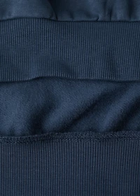 Printed embroidered sweatshirt