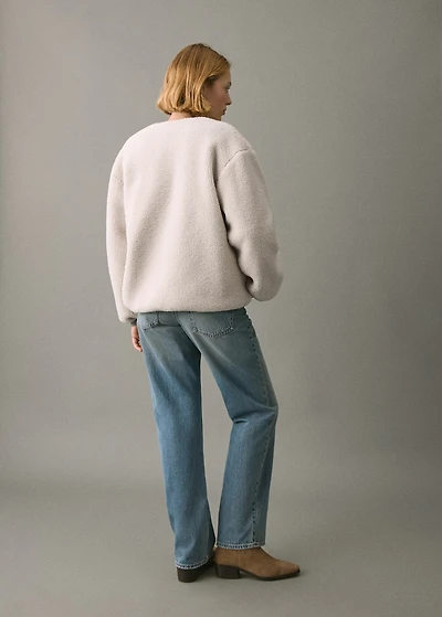 Shearling-effect jacket