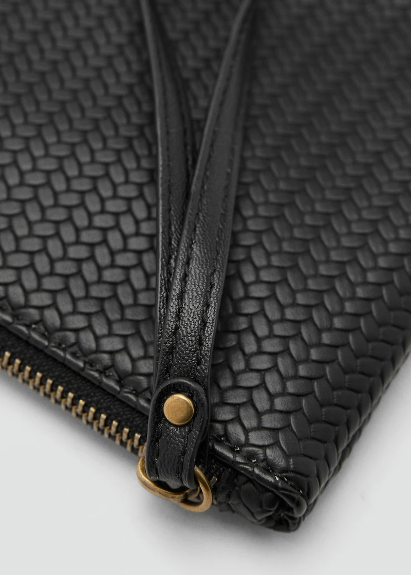 Braided-effect clutch