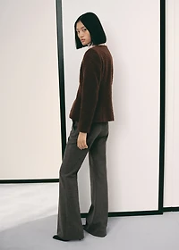 Bouclé jacket with jewel buttons