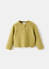 Cardigan with lace details