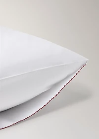 Percale cotton children's pillowcase with contrasting picot detail 30x50cm