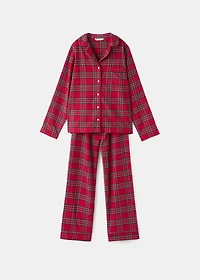 Checked cotton pyjamas
