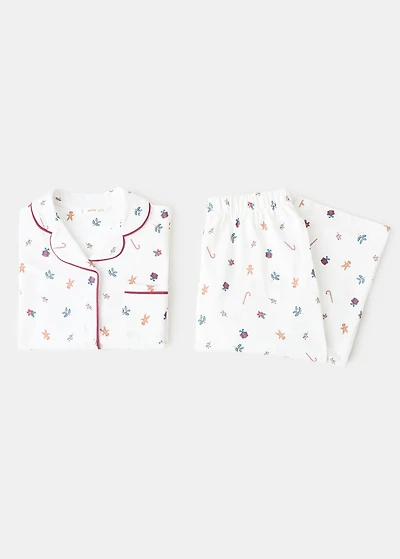 Printed long pyjamas