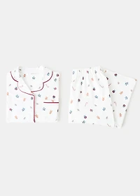 Printed long pyjamas