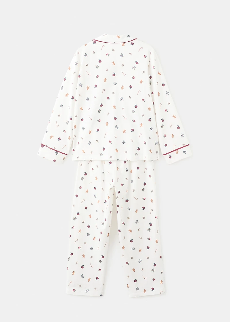 Printed long pyjamas
