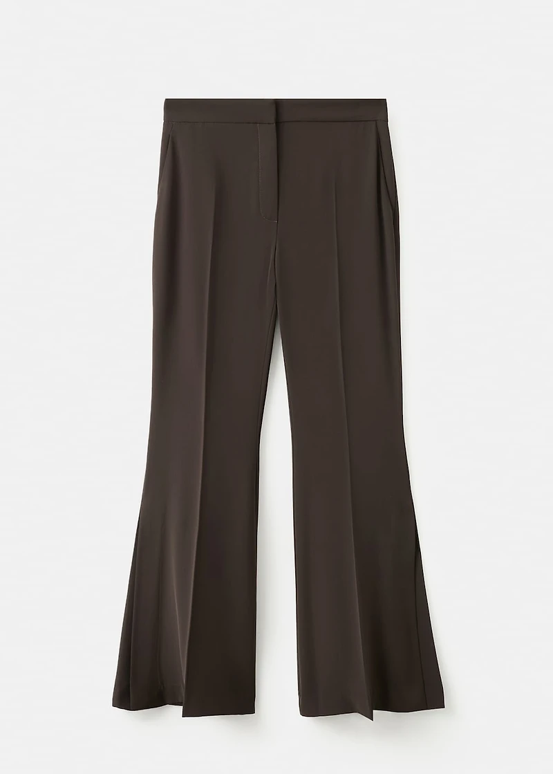 Side slit flowy pants