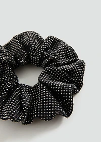 Sparkly scrunchie with rhinestones