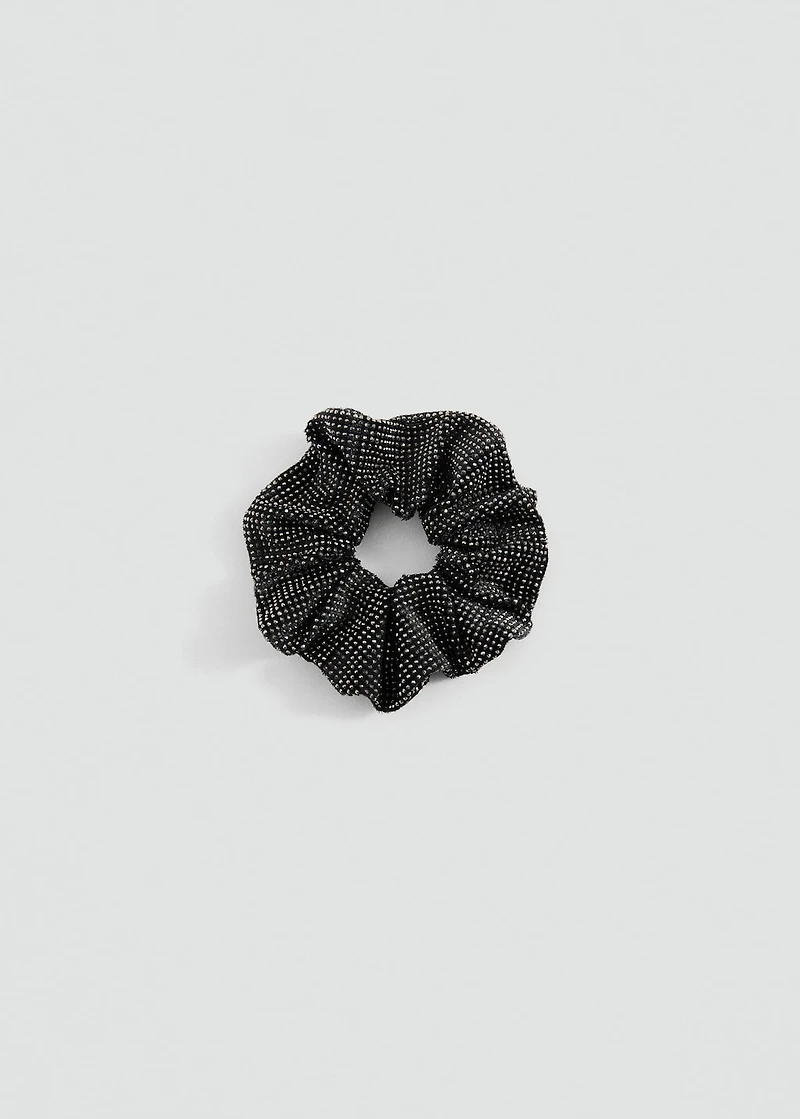 Sparkly scrunchie with rhinestones