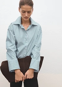 Oversize striped shirt
