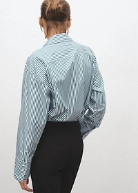 Oversize striped shirt