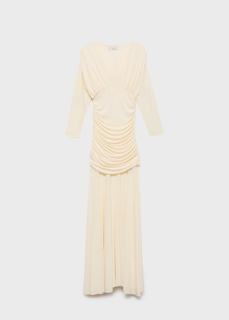 Long draped dress