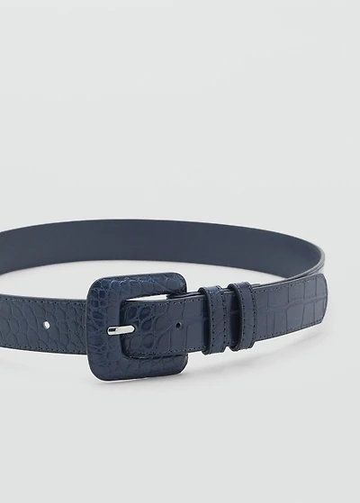 Crocodile-effect belt