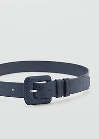 Crocodile-effect belt