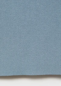 Low-cut knitted crop top