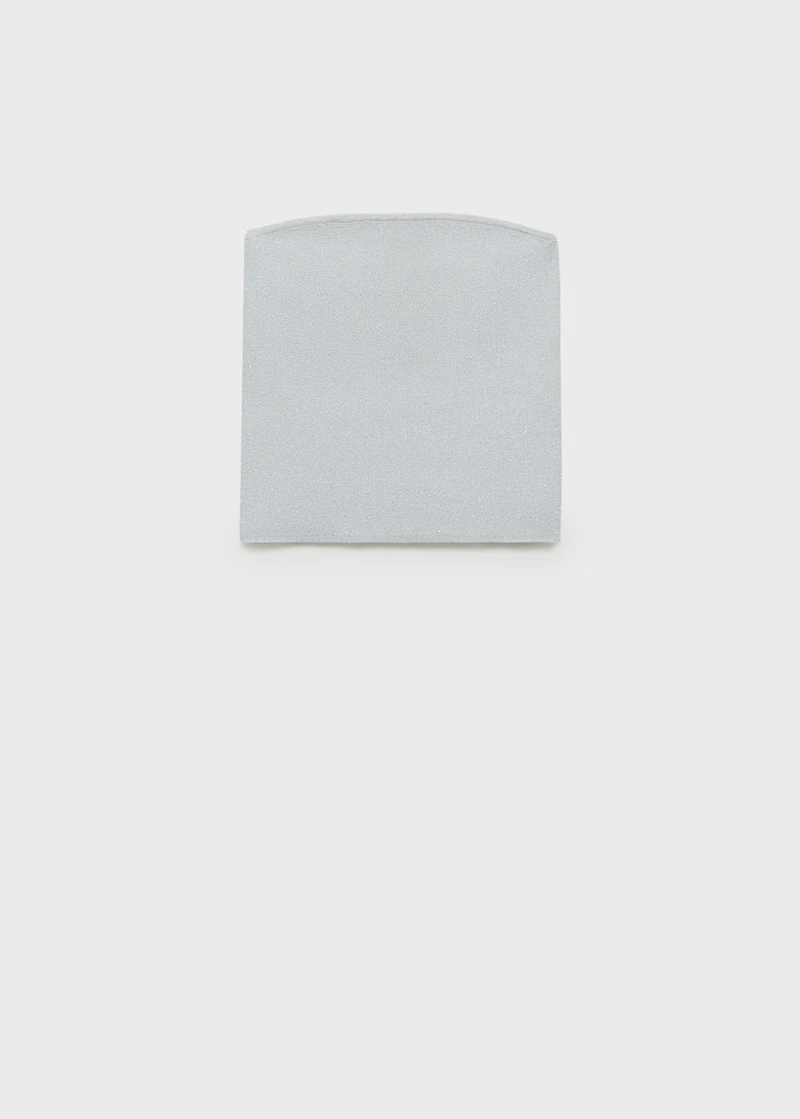 Strapless knitted top