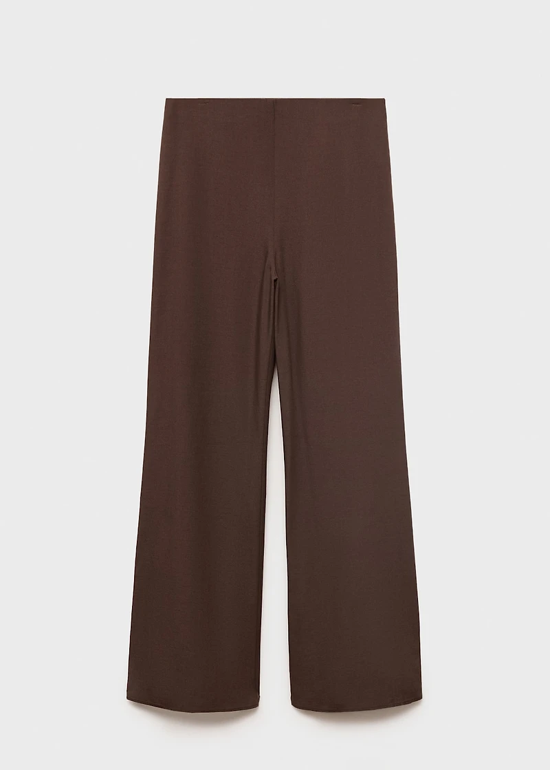 Straight-fit suit pants