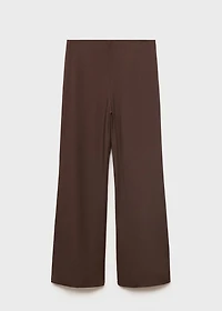 Straight-fit suit pants