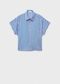Short sleeve striped shirt