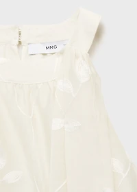 Halter-neck top with knot detail