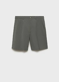 Slim-fit chino cotton bermuda shorts