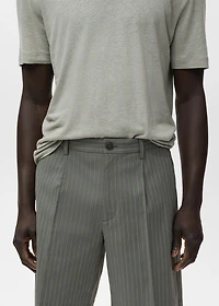 Slim-fit chino cotton bermuda shorts