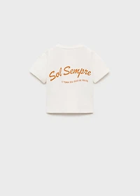 Tropical print T-shirt