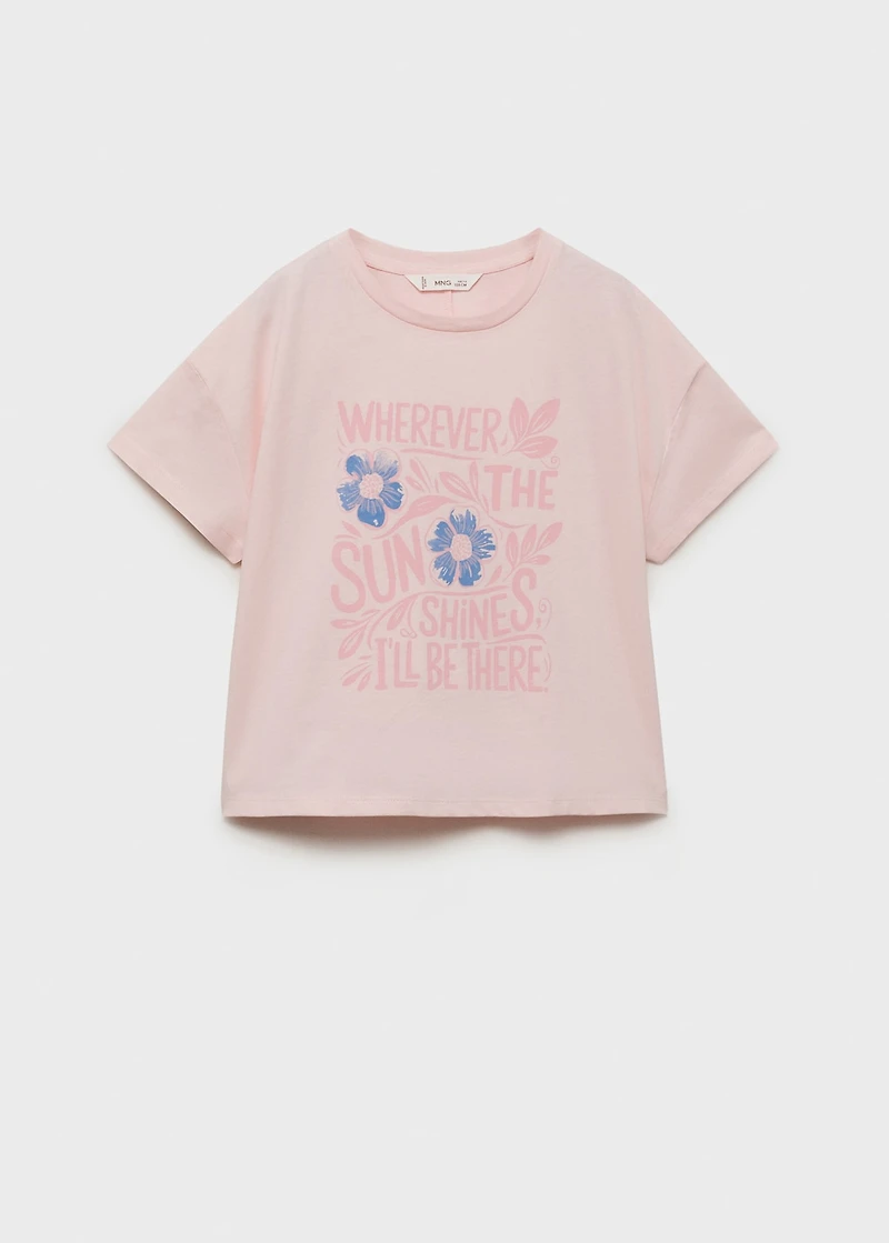 Short-sleeved printed t-shirt