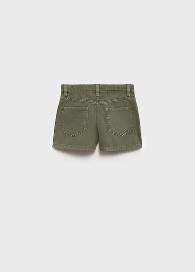 Shorts with stitching detail