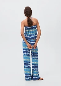 Pants with tie-dye print