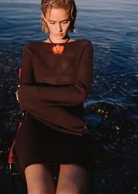 Open back crochet dress