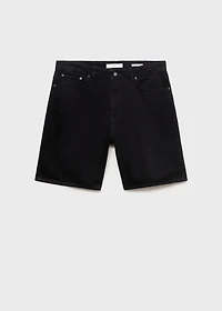Regular-fit denim shorts